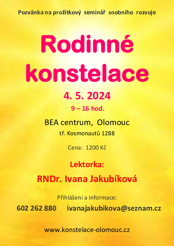 Konstelace 4. 5. 2024, Olomouc.
